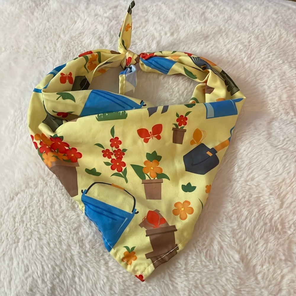 Summer Tie On Dog Bandana